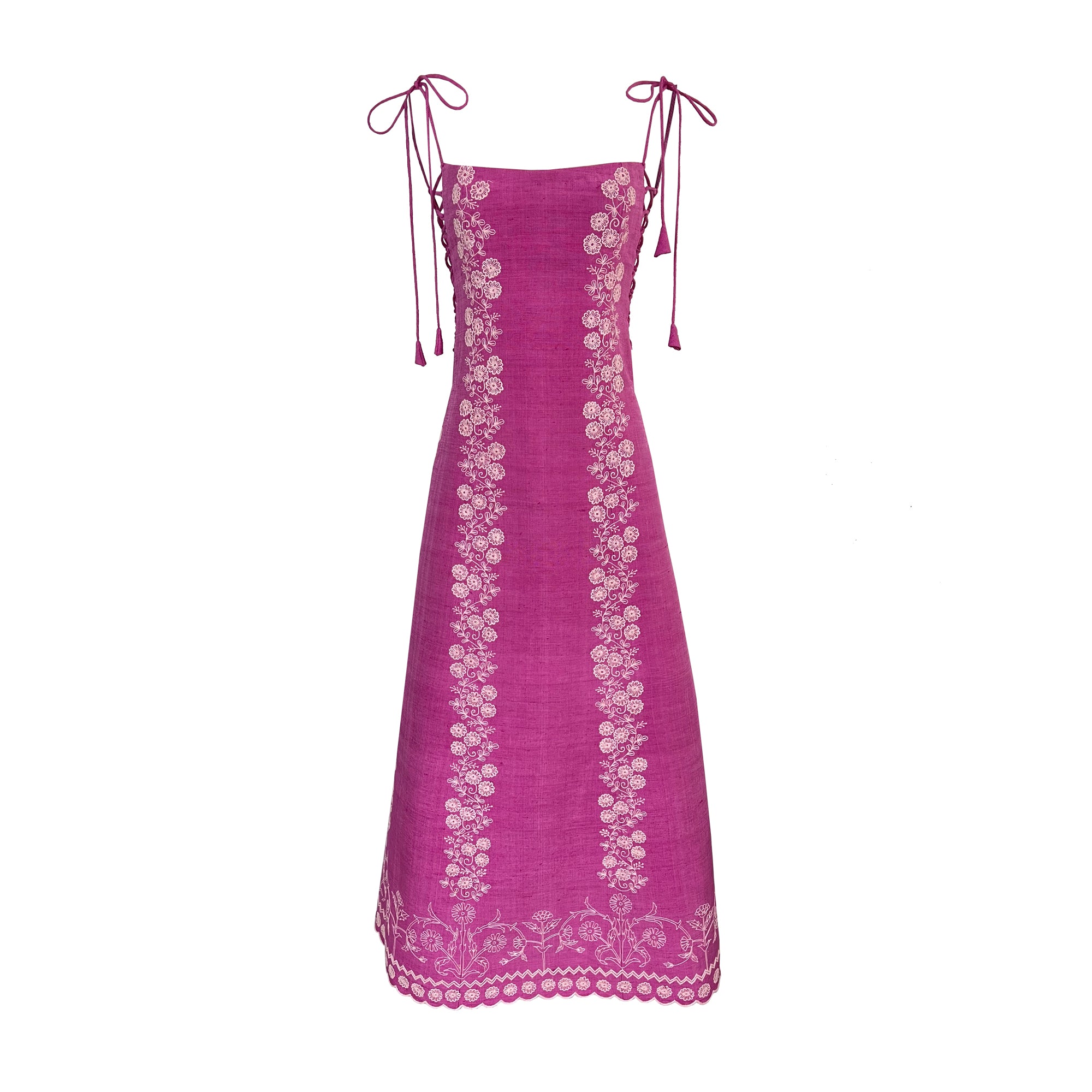 venus pink dress Venus High-Low Ruffle Dress | Pink